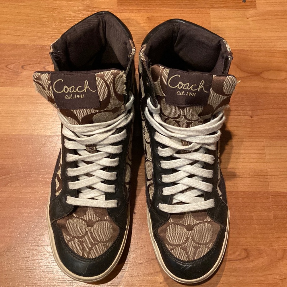 COACH high top sneakers